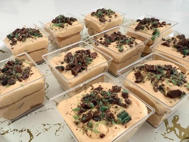 Assorted classic dessert cups