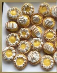 Lemon curd tarts